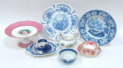 Lot 1026 - A Pearlware Pottery Soup Bowl, in the...