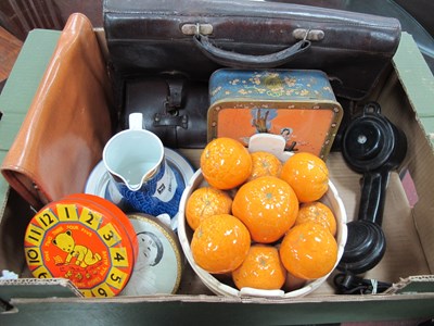 Lot 1060 - Vintage Rubber Telephone, with dial in...