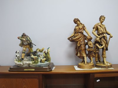 Lot 1144 - Capodimonte Collezione Venere Figure Group, on...