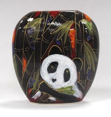 Lot 1095 - An Anita Harris Purse Vase, decorated with the...