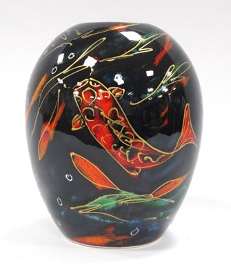 Lot 1089 - An Anita Harris Pottery Delta Vase, decorated...