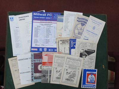 Lot 371 - Scunthorpe United Programmes, 53-4 v....