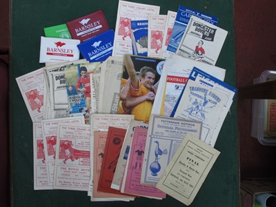 Lot 375 - Barnsley Programmes, 48-9 at Tottenham (punch...