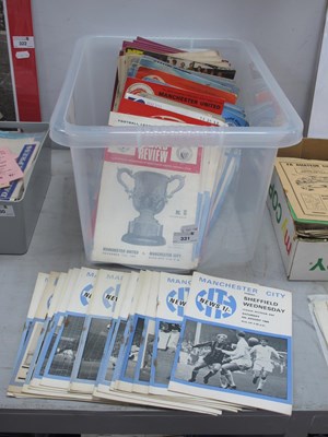 Lot 331 - Manchester City Programmes 1969-70, thirty-two...
