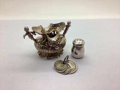 Lot 119 - A Decorative Miniature French Twin Handed Vase,...