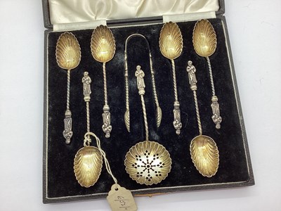 Lot 137 - Decorative Set of Hallmarked Silver Apostle...