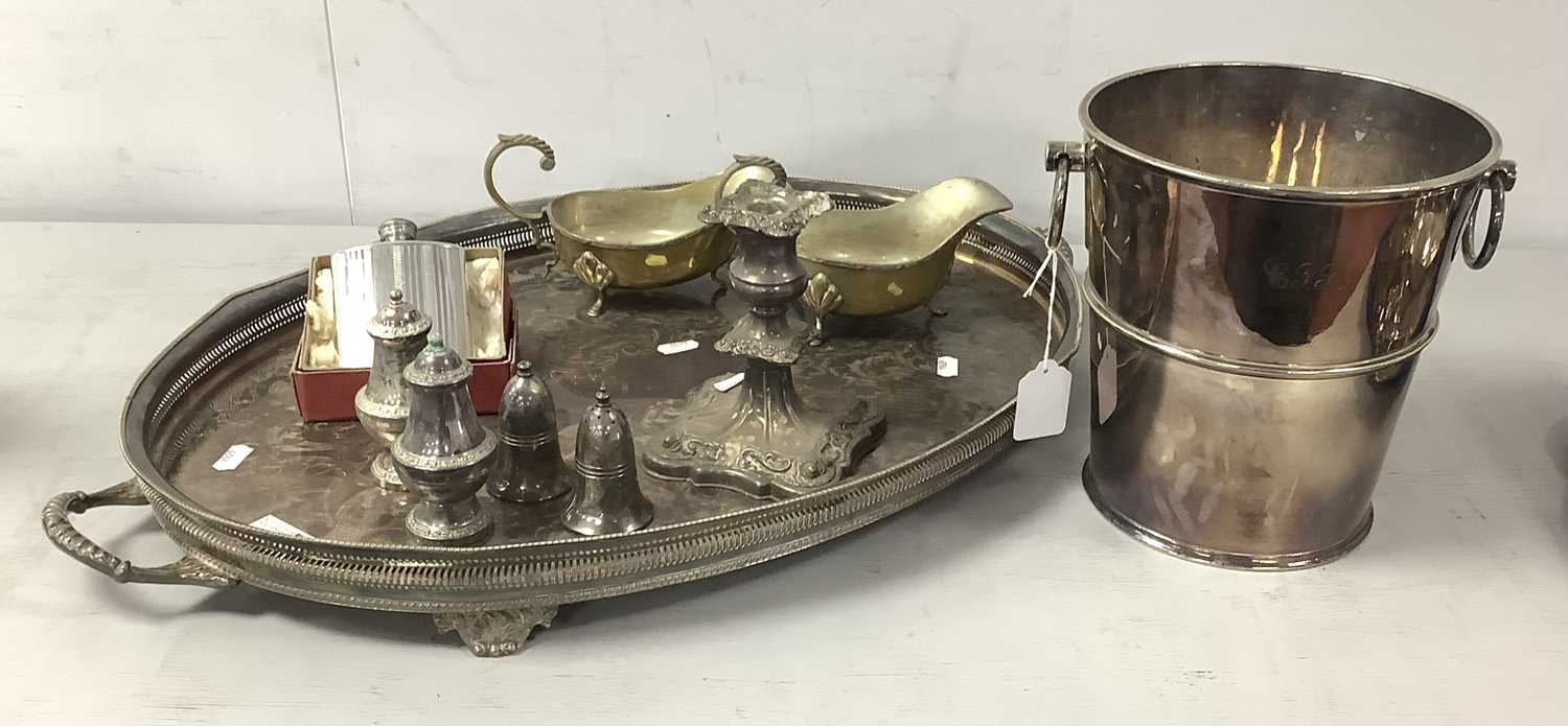 Lot 72 - An Edwardian Elkington & Co Plated Ice Bucket,...