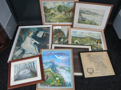 Lot 1009 - Saxton, Speed, Morden Reprinted Maps, and...