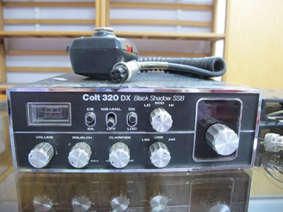 Lot 555 - A Colt 320 DX Black Shadow SSB CB Radio...