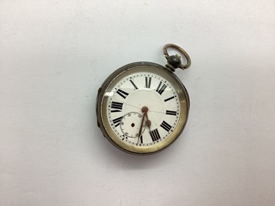 Lot 175 - A Hallmarked Silver Cased Openface Pocket...