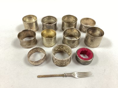 Lot 108 - A Collection of Hallmarked Silver and Other...