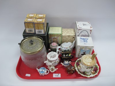 Lot 1147 - Mini Teapots (x 9), to include Paul Cardew,...