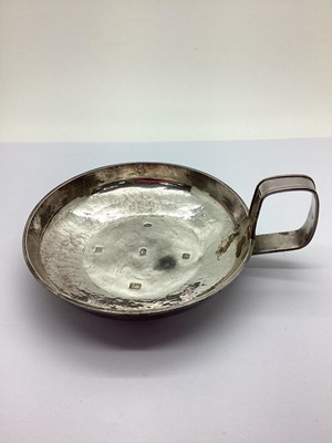 Lot 149 - A Hallmarked Silver Chamberstick, MSA,...