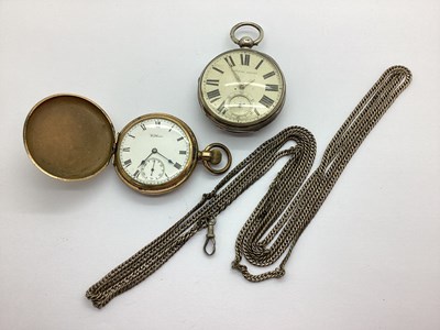 Lot 161 - A Hallmarked Silver Cased Openface Pocket...
