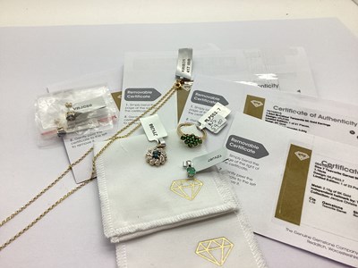 Lot 189 - The Genuine Gemstone Company Ltd; A 9ct...
