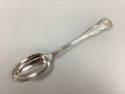 Lot 126 - A Victorian Hallmarked Silver Kings Pattern...