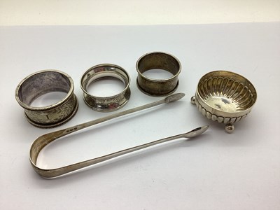Lot 150 - A Pair of Hallmarked Silver Sugar Tongs,...