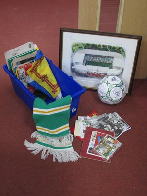 Lot 347 - Glasgow Celtic, signed print of Celtic Park,...