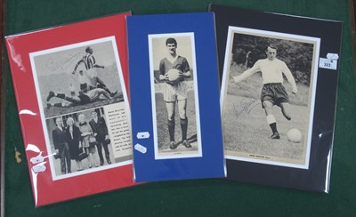 Lot 323 - Stanley Matthews, Jimmy Greaves and Jim Baxter...