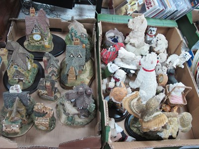 Lot 1094 - Country Artists "Barn Owl Family", Leonardo...