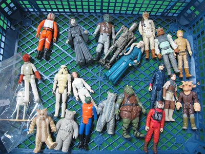 Lot 667 - Twenty Original Star Wars Trilogy Plastic...