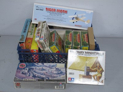 Lot 481 - A Quantity of Mostly Unassembled Plastic Model...