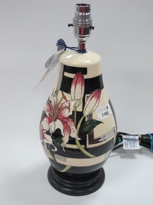 Lot 1165 - A Moorcroft Pottery 'Stargazer Lily Pattern...