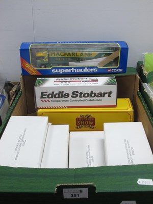 Lot 351 - Nine Diecast Model Commercial Vehicles by...