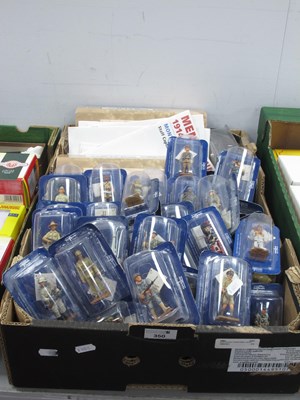 Lot 350 - Approximately Fifty White Metal Model Military...