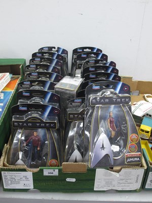 Lot 356 - Nineteen Star Trek Plastic Action Figures by...