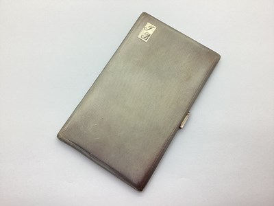 Lot 98 - A Hallmarked Silver Cigarette Case, Birmingham...