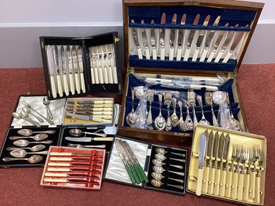 Lot 33 - A Hallmarked Silver Christening Fork and Spoon,...