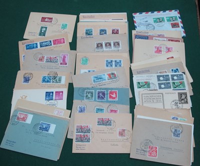Lot 1307 - A Collection of Over Forty Covers/FDC's, from...