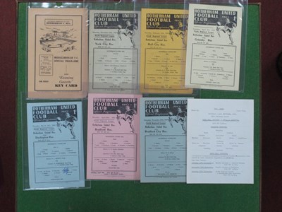 Lot 856 - Rotherham United Reserves Programmes, 1959-60...