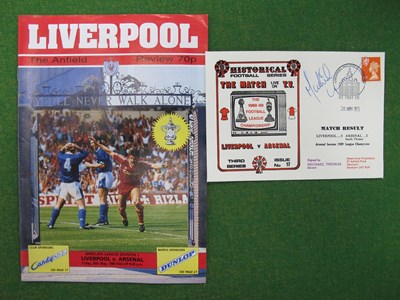 Lot 417 - Liverpool v. Arsenal, Barclays League Division...