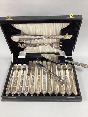 Lot 24 - Hallmarked Silver Handled Cake Slice and...