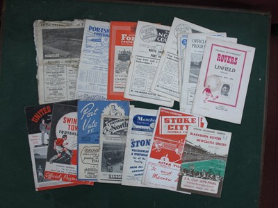 Lot 393 - 1946-7 Doncaster v. Portsmouth Programme...