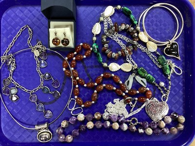 Lot 85 - Silvarious Pendant on Necklet, polished...