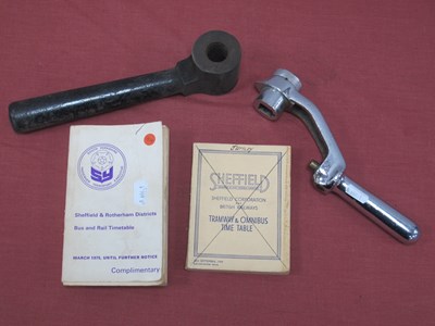 Lot 315 - Two Locomotive 'Dead' Man Handles, two...
