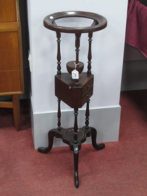Lot 1551 - XVIII Century Style Mahogany Wig Stand, with a...