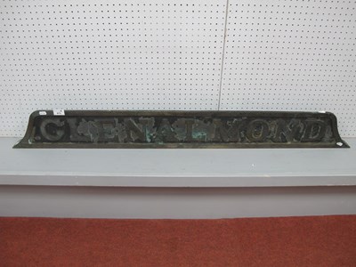 Lot 613 - An early 20th century cast railway sign,...