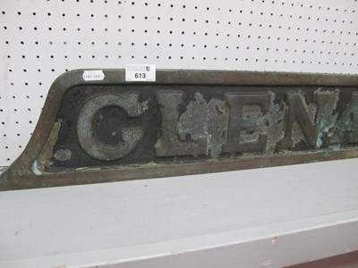 Lot 613 - An early 20th century cast railway sign,...