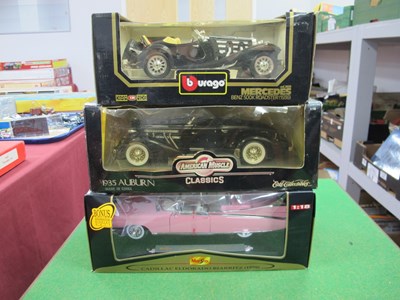 Lot 469 - Three Diecast Model Cars comprising of Maisto...