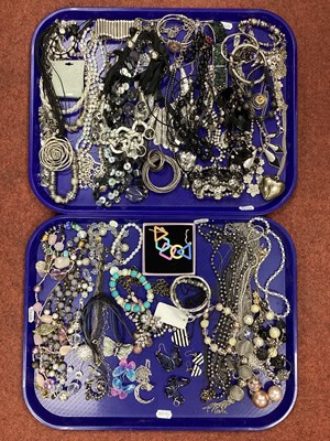 Lot 12 - Modern Costume Jewellery, including bead...