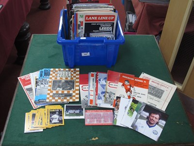 Lot 343 - Leeds United Player Cards Programmes including...