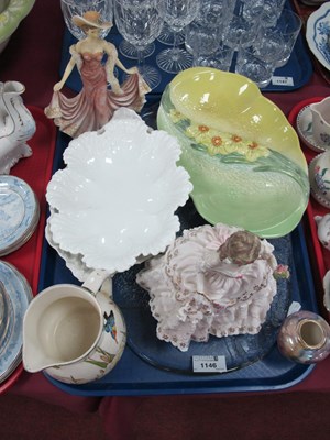 Lot 1146 - Worcester 'The Fairest Rose' Figurine, (flower...