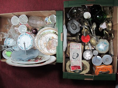Lot 1077 - Tins, cutlery, glassware, ceramics, Kays...