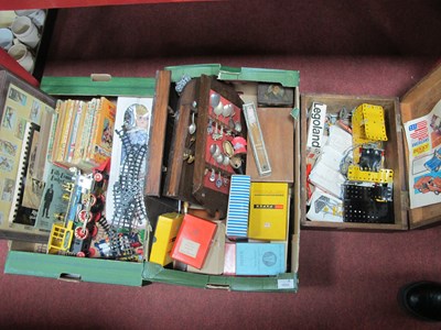 Lot 1033 - Souvenir Spoons, fan, microscope, slides,...