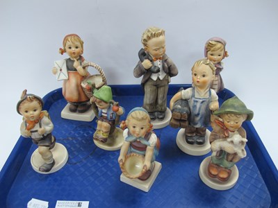 Lot 1191 - Hummel Figures - Boy on Telephone, 14.5cm high,...