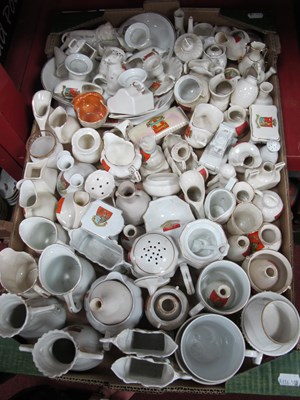 Lot 1021 - Crested Ware, mainly Scarborough crested to...